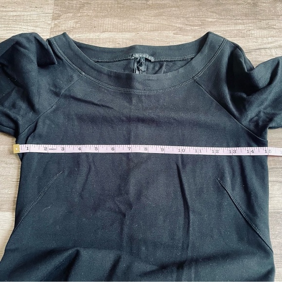 Theory Black 3/4 Sleeve Sheath Dress Size 4 - Picture 8 of 9